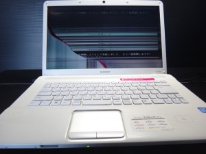 VGN-NW51FB 液晶割れ