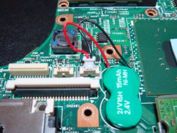 VAIO_VGN-AS54B 電源が入らない修理 CMOS1