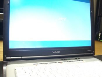 VAIO_VGN-AS54B 電源が入らない修理完了